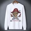 Estación europea industria pesada suéter de pedrería para hombre otoño e invierno marca popular jersey cuello redondo camiseta interior productos europeos talla grande abrigo grueso