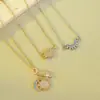 Europeu e Americano Cross-border Lua Sol Diamante Pingente Pulseira Ins Acessórios Populares Moda Elegante Feminina Internet Jóias de Celebridades