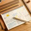 Cuaderno Espiral de Piel de Vaca B5 Cuaderno Espiral Grueso A5 Libro de Ejercicios Bloc de Notas de Negocios Cuaderno de Trabajo Rayado Planificador