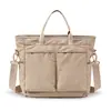 Bolsa Tote Minimalista Transfronteriza, Gran Capacidad, Bolso de Hombro Versátil de Nylon, Bolso Cruzado de Nicho para Viajes Diarios con Múltiples Bolsillos