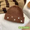 Chapéu de Tricô Chapéu de Caminhada para Mulheres, Chapéu Turbante Pequeno para Afinar o Rosto, Chapéu de Lã Quente à Prova de Vento para Proteger as Orelhas Outono e Inverno, Chapéu Frio para Circunferência Craniana Grande