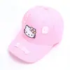 Gorra de Béisbol para Bebé Niña de Color Dopamina con Lindo Diseño de Gato Cometa, Nueva Gorra Linda de Protección Solar para Niños en Primavera y Verano