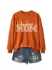 MAMÁ DE HOCKEY Tienda Independiente de Amazon Wish Sudadera de Manga Larga con Cuello Redondo para Mujer, Moda Versátil y Cómoda para Otoño e Invierno