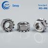 Porca K de aço inoxidável 304 com porca de dente, porca multidente, tampa de dente de porca K M3M4M5M6