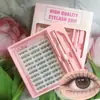 Set de Pestañas Postizas Transfronterizo, Gran Capacidad, Pestañas Postizas Pequeñas Ballet Claras y Transparentes, Pestañas Postizas Sin Tallo, Rizadas y Largas