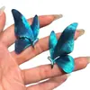Pendientes de Mariposa Azul Súper Hada Nicho, Únicos Retro Elegantes, Pendientes de Alta Gama y Elegantes, Pendientes Simples Nuevos
