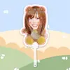 By2 Sun Han Sun Yu Abanico Grande en Forma de Tarjeta de Recogida Merchandising de Abanico para Conciertos Mismo Estilo de Tiktok