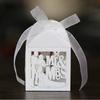 Amazon Boda Europea Láser Hueco Caja de Dulces Boda Dorado Cinta de Chocolate Cartón Fabricantes Venta al por mayor