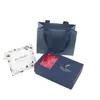 Caja de joyería seis flores nueve rosas caja de regalo caja para colgante pulsera tapa cielo y tierra caja para anillo de flor eterna caja de joyería