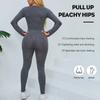 Bodystocking de Pantalón Redondo para Mujer Europeo y Americano Transfronterizo Más Terciopelo Engrosado Ropa de Otoño Ropa Interior Térmica a Prueba de Frío Set Venta al por Mayor