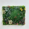 Parede de Plantas Parede de Fundo de Plantas Verdes Decoração de Parede Interna Varanda Cabeça de Porta Tridimensional Gramado Artificial Biônico