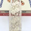 Nuevo Encaje de Hilo de Lentejuelas de Organza Estilo Étnico Ancho 6.5cm Cuerda de Algodón Bordado Ropa Falda Dobladillo Accesorios