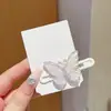 Pinza para el pelo con lazo lindo estilo coreano para mujer, pinzas para el flequillo y mechones rebeldes con lunares dulces, pasador individual exquisito de alta gama