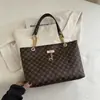Bolso Nuevo para Mujer 2024 Moda para Viajes Diarios Gran Capacidad Bolso con Cadena Retro Portátil Bolso de Hombro Bolso Tote Casual para Mujer