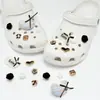 Accesorios Florales Perforados 3D Estilo Océano Iridiscente para Zapatos Desmontables Lindos Decoración de Estrella de Mar, Concha, Delfín Hebilla de Zapato Mayoreo