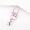 Chaveiro com Fivela de Pressão Colorida Giratória Fivela de Porta Fivela Pendurada Pintada Pingente de Bolsa Acessórios para Joias DIY em Estoque