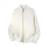 Cardigan de Tricô Gola Alta Masculino 2025 Outono e Inverno Estilo Americano Solto Preguiçoso Jaqueta de Tricô