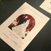 Cartão de Papel Perolado Cartão de Saudação de Casamento Personalizado Cartão Postal de Papel Perolado Impressão Cartão de Papel Dobrável de Alta Qualidade Cartão de Agradecimento Personalização