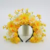 Flor de Penteado Quanzhou L05 Faixa de Cabeça para Mulheres Xunpu Adorno de Cabeça Estilo Étnico Retrato Acessórios de Cabelo Hanfu Flor Artificial Acessórios de Cabelo Faixa de Cabelo