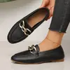 Comercio electrónico transfronterizo: Nueva colección primavera/otoño 2026 de zapatos planos sin cordones para mujer, de tacón bajo, punta fina y mocasines para mujer