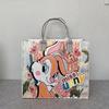 Bolsa de fieltro Bolsa tote Logo corporativo de empresa Bolso de mano Gran capacidad Almacenamiento Bolsa de compras Bolso de mano Bolsa de regalo
