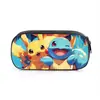 Estuche de Lápices de Dibujos Animados de Pokemon Pikachu Estudiante Caja de Papelería de Gran Capacidad Estuche de Lápices de Poliéster con Estampado de Pokemon Caliente