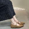 Elegantes y Adelgazantes Zapatos Mary Jane de Punta Elevadores de Altura para Mujer en Primavera y Otoño, Zapatos de Noche Negros Elevadores de Altura