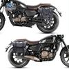 Coche muscle Wolf adecuado para Qianjiang flash 250 bolsa lateral bolsa lateral se puede instalar casco medio casco casco integral con cerradura marco de liberación rápida modificación