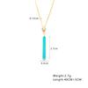 Cadena de Suéter Versátil Retro Francés, Collar de Acero de Titanio con Diamantes de Color de Alta Gama, Collar de Acero Inoxidable con Corazón Personalizado Europeo y Americano para Mujer