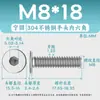 Acero Inoxidable 304 cm Cabeza Plana Grande Hexagonal Máquina Alambre Lavado Blanco Tornillo de Cabeza Plana Cabeza Delgada Alambre Máquina M1.4-M12