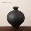 Vaso de cerâmica para arranjo de flores de mesa, ornamento, decoração criativa de nicho de alta qualidade para sala de estar, suporte de flores de cerâmica