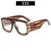 2026 Nuevas Gafas de Sol Cuadradas de Marco Grande Estilo Coreano Versátiles de Moda Tendencia con Personalidad para Fotografía Callejera y Protección UV