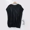 Nuevo Chaleco de Punto Redondo para Mujer de Modal y Tejido tipo Papel, Color Sólido, sin Mangas, Pulóver, Colección Primavera/Verano 2026