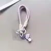 Ins Sayless Funda para Teléfono Móvil Nubes Estrellas Correa de Muñeca Cadena Corta para Colgar Cámara de Teléfono Móvil Colgante Llavero Universal