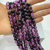Cuentas Florales de Cristal Roto de 8 mm Cuentas con Gradiente de Dos Tonos Pulsera de Cuentas de Cristal Roto Hecha a Mano para Manualidades