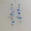 ¡Tan hermoso! Pendientes de Cascada con Borla Azul, Estilo Nuevo que Realza el Blanco, Pendientes Dulces y Exagerados para Mujer