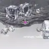 Pedra da Lua Saturno Aço Titânio Unhas de Osso de Orelha Laváveis e Sem Incômodo Nicho Planeta Aço Titânio Unhas de Osso de Orelha Piercing Unhas de Orelha