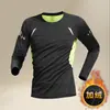 Body de Invierno para Hombre de Manga Larga de Terciopelo de Secado Rápido para Esquí, Fitness, Running, Entrenamiento, Top Deportivo, Ropa Interior Térmica de Otoño e Invierno