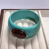 Nova Coleção de Pulseiras de Resina Vintage Transfronteiriças para Mulheres, Pulseira Exagerada de Aba Larga com Pedras, Acessórios de Joias Europeus e Americanos