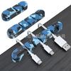 Protector de Cable de Datos Transfronterizo Más Vendido Silicona Organizador de Cables de Escritorio Almacenamiento Montado en Coche Cable Sólido Autoadhesivo para Enrollar Cables