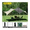 Toldo de Camping Sombrilla Tienda Impermeable Portátil Protección Solar Venta al por Mayor Camping Exterior Tamaño Grande Patio Oscurecimiento