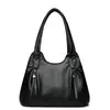 Bolsa Feminina 2026 Primavera Nova Moda Elegante Bolsa Tote de Grande Capacidade para o Dia a Dia Bolsa Feminina de Ombro Transversal em PU