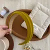 Nova Faixa de Cabelo Veludo Retrô de Aba Larga, Acessórios de Cabelo da Moda para Meninas, Elegante, Cabelo Não Esticável, Faixa de Cabelo Alta para Mulheres
