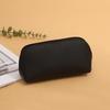 Transfronterizo Nuevo Simple Bolsa de Cosméticos de Cuero de Doble Cara Color Sólido Gran Capacidad Bolsa Shell de Moda Bolsa de Almacenamiento de Viaje