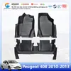 Calidad de Exportación 3.5mm Peugeot 408 Transfronterizo 5D para Todo Clima Alfombrillas de Piso para Coche Personalizadas de TPE