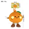Bolsa de Monedas Naranja de Silicona Llavero Colgante Naranja Bolsa de Almacenamiento para Auriculares Colgante Llavero de Bolsa para Parejas Venta al por Mayor