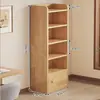 Estantería de almacenamiento de pie, estantería de madera maciza, unidad de almacenamiento de rejilla para uso doméstico, montada en la pared, sala de estar, habitación de niños, armario de almacenamiento simple, estantería