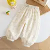 Pantalones Anti-Mosquitos para Niñas Verano 2026 Estilo Nuevo Pantalones Jogger para Niños Pantalones Casuales Pantalones Delgados para Bebés Niñas Pantalones Cortos de Verano