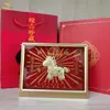 Figura de Oro Puro 999 Dios de la Riqueza A Caballo Tener Dinero Gato de la Suerte Nuevo Estilo Chino Pantalla de Escritorio Oficina Regalo de Negocios