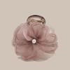 Presilha de Cabelo Flor Begônia Feminina Estilo Simples Romântico Presilha de Flor Elegante Combina com Tudo Estilo Médio Presilha Tubarão de Cabelo Novo Estilo